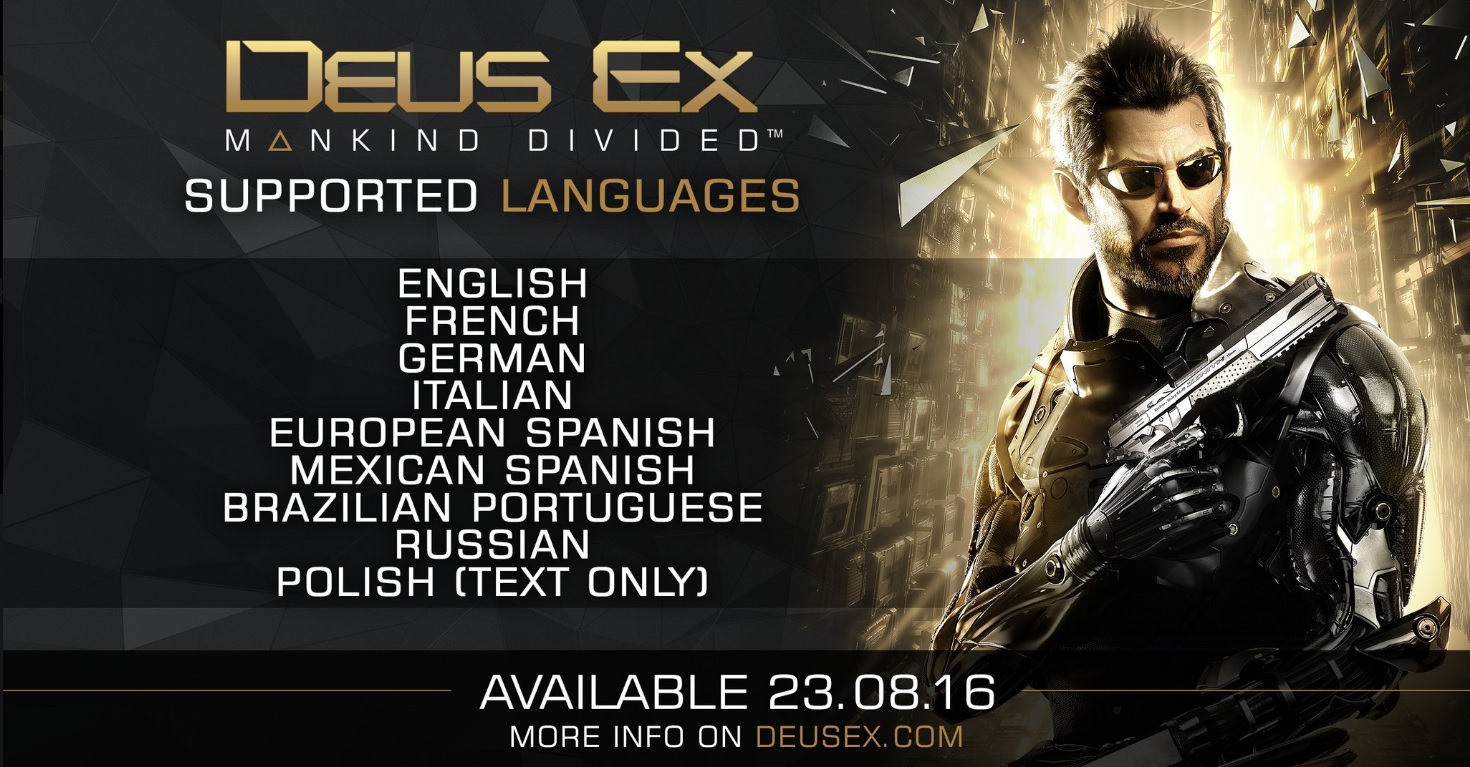 Deus Ex Mankind Divided Traducido Y Doblado Al Espanol