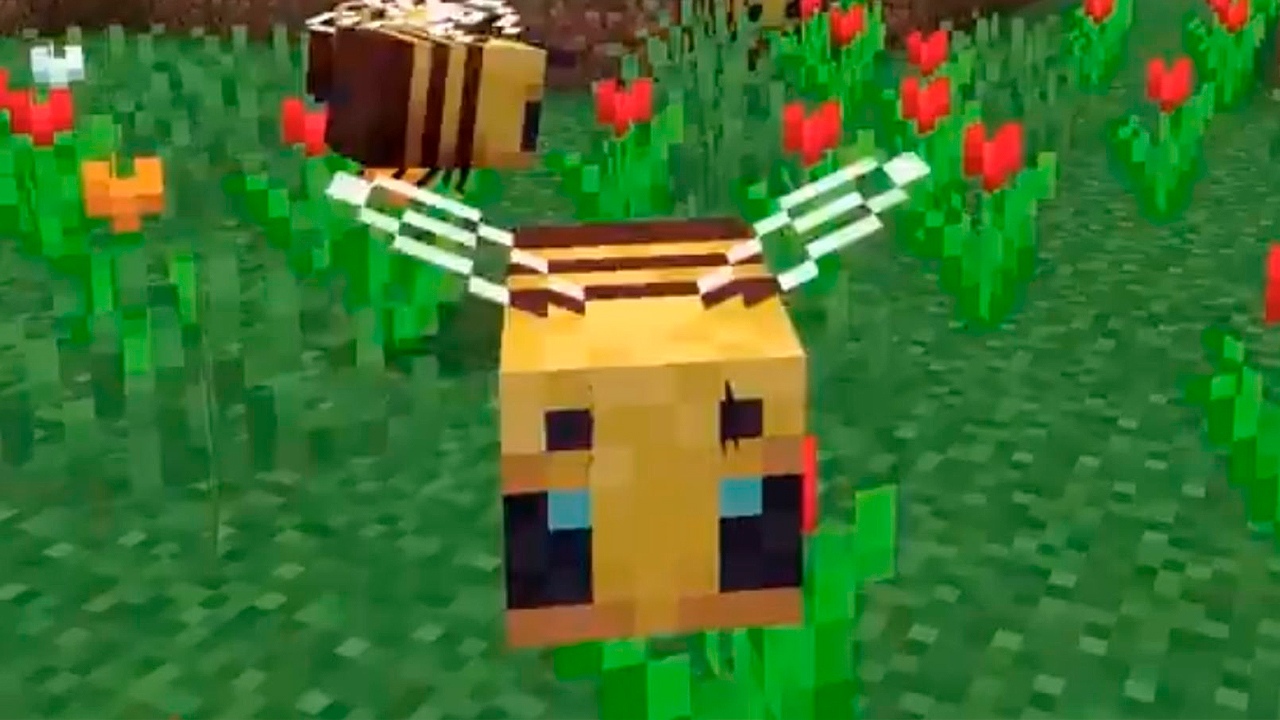 Ya puedes cabalgar las abejas de Minecraft Java Edition